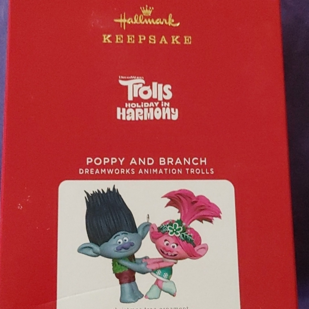 Hallmark Keepsake Trolls Ornament - Red Box